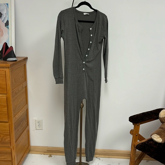 Gray femme long underwear - Picture 1 of 3